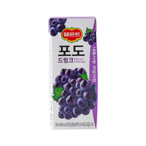 델몬트 포도 드링크 190ml 팩음료 과일주스