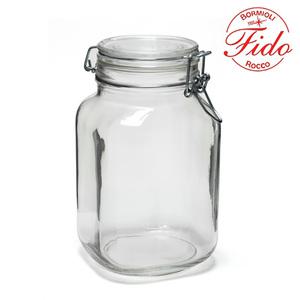 밀폐유리병 피도병 2000ml 투명 유리밀폐용기 과일청병 쨈병 양념 잡곡 이유식병 다용도