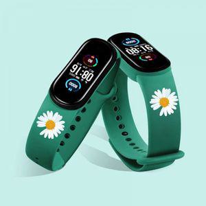 워치 스트랩 샤오미 미밴드 7 용 스포츠 실리콘 밴드 3 4 5 6