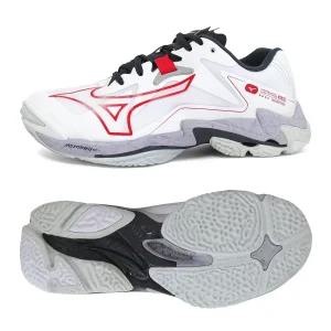 미즈노 웨이브 라이트닝 Z8 배구 인도어화 화이트레드블랙 V1GA2400-96