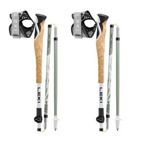 레키 크로스트레일 FX 수퍼라이트 허브 4단 접이식 초경량 등산스틱 노르딕워킹 트레일러닝