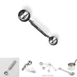 베이킹 커피 이유식 주방용 양면 스테인레스 계량스푼/요리용/스덴/양념/주방/개량/스픈/가정용/매장/업소