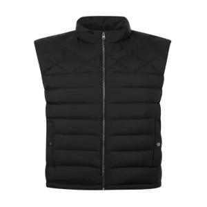 헤지스 골프 24FW [간절기필수템] 블랙 남성 에센셜 구스다운 패딩베스트 HUJU4D702BK