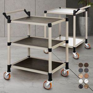 [제이큐]블랙메론 고급형 이동식트롤리 트레이 바퀴달린선반 2단 3단 중