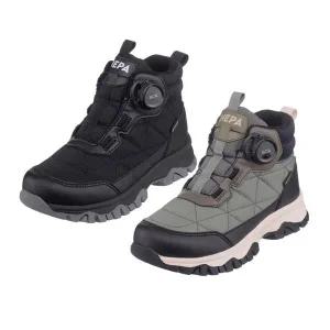 [보리보리/네파 키즈]네파키즈 프라임 고어-보아 미드 운동화 블랙 카키 2컬러 KIE7632