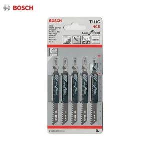 [보쉬]직소날 T111C 5개입 목재용 중간 연목 목심합판 건축 목재