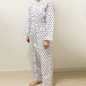 노인 치매복 지퍼형 어르신우주복 입원용 요양옷 순면