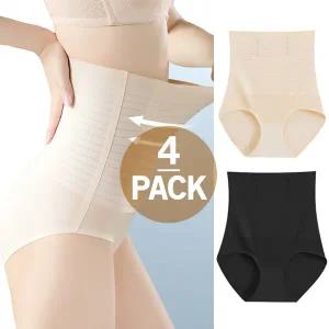 (4장세트)슬림핏 심리스  노라인 보정팬티 뱃살 보정속옷 똥배팬티 힙업