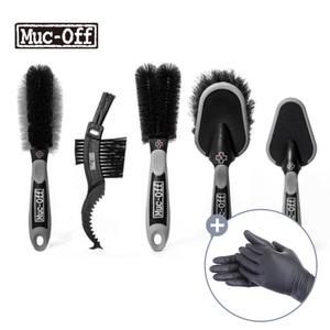 먹오프 브러쉬 5종 세트 클러 소프트워싱 디테일링 휠컴포넌트 2프롱 브러쉬 자전거 세차 세척 용품