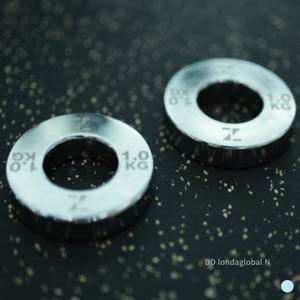 제로투히어로 초경량 저중량 원판 크롬 1kg 웨이트