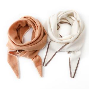 브럭스 몽골 목도리 머플러 프린트 숏 스카프 럭셔리 여성용