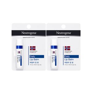 뉴트로지나 데일리 립밤 4g X2개
