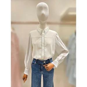 갤러리아 [케네스레이디](E509) 패고팅 카라 블라우스 (EWBLPB0400)