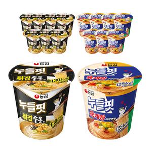 농심 누들핏 육개장사발면맛, 35.5g, 8개입 + 튀김우동맛 35.5g, 8개입