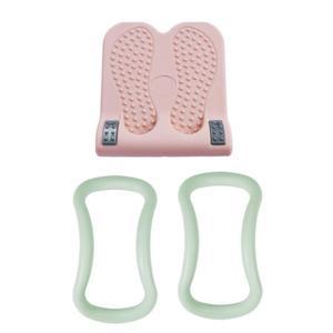 아리프 스트레칭 레그 릴렉서 요가링 세트 핑크 그린