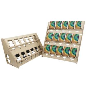 휴대폰 멀티 거치대 핸드폰 1인방송장비 코인 2단 56칸 테블릿 매크로 촬영 받침랙