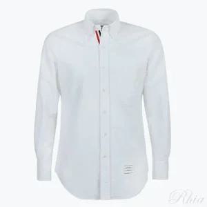 톰브라운 히든 RWB 트리밍 클래식 옥스포드 셔츠 MWL010E 06177 100