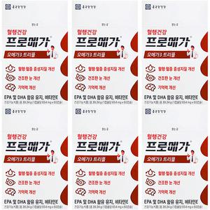 종근당건강 프로메가 오메가3 트리플 장용성 60캡슐 6박스
