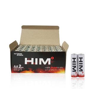 (무료배송) HIM 알카라인 AA형 건전지LR6 40알 /HIM 알카라인