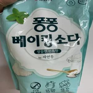 퐁퐁 베이킹소다 주방세제 깔끔한 민트향 리필 2L 3개