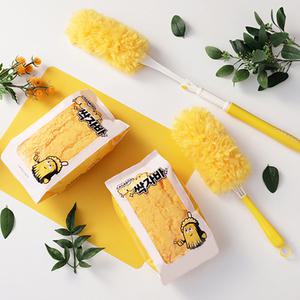 먼지박살 싹자바 먼지털이 흡착 먼지떨이 길이조절 숏롱스틱 청소봉세트 1P+패드40개