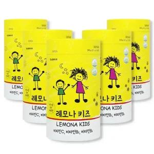 레모나 키즈 (100정) 5통 비타민B2 B6 비타민C 유아 어린이 간식