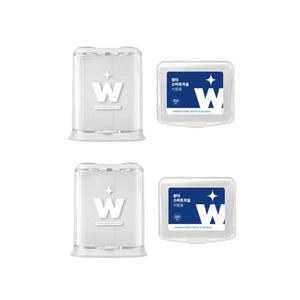 왕타 스마트 일회용 치실 원터치 디스펜서 세트 2개