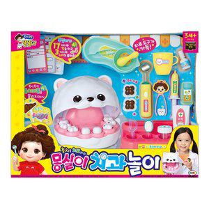 [기타]몽실이 치과놀이 이빨 충치 병원 소꿉 치카치카 똘똘이 역할놀이 선물