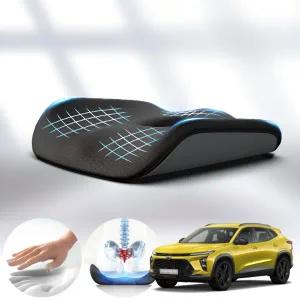 트랙스(크로스오버)(24~) 차량용 바른자세 메모리폼 U자형 방석 그레이 1개