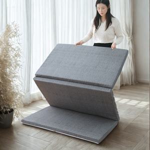 국산 신상 친환경공법 LM솜 단단한 접이식 3단 매트리스/ 꿀잠 토퍼 바닥 침대 퀸 Q