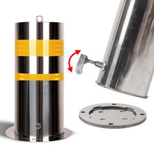 분리형 이동식 스텐 볼라드 219파이 H550 주차금지 표지판 진입 금지봉 주차봉 앙카포함