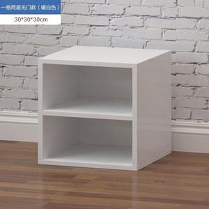 공간박스 1단 책장 수납 대용량 침실 주방 다기능 공간박스1단 심플 기구 손잡이가 원목