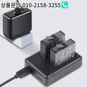 Insta360 ONE X1 액션 카메라 용 3.8V 교체 배터리 및 듀얼 슬롯 충전기