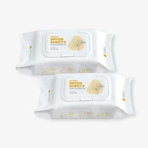 닥터퓨리 건조기용 섬유유연제 시트 80매 x 2개 (프리지아향, 파우더향) 드라이시트