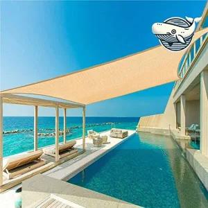 햇빛 차단 패브릭 차양막 옥상 정원 그늘막-WFGYIOI