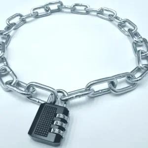 제이제이펫 체인 자물쇠 73cm 자전거 오토바이 잠금장치 세트 번호 쇠사슬