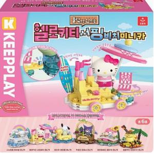 산리오 헬로키티 미니카 블록