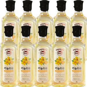 사조대림 해표 카놀라유100% 500ml x 10개 올레인산60% 식용유 오일 기름