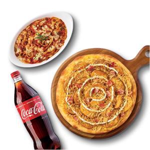 [굽네치킨] 트리플 포테이토 피자+볼로네제+콜라1.25L