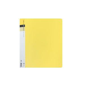 문화 F553-75 링 클리어화일 80매 노랑색
