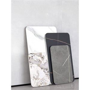 인조대리석 직영 1600X900 식탁상판 설산백무광 유리 1500X798