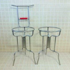 세수대야받침대 세숫대야 받침대 고무통 홀더 받침 칼라 거치대 야외 세수대야 로즈 로즈핑크 실버