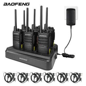 6Stuks Baofeng BF-888S 플러스 워키토키 16CH VOX UHF 400-470MHz BF-888s Lader Lange Afstand 송수신기