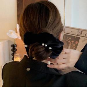 겨울 곱창끈 곱창머리끈 올림머리 벨벳 셀프헤어 (3zRWU)