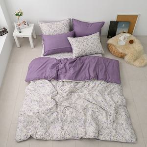 나라데코 광목 순면 워싱 꽃 무늬 홑겹 이불커버 SS