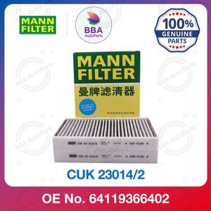 Mann CUK23014/2 BMW 740Li X5 X4 X6 X7 530i M8용 에어컨 필터(OE 포함) 64119366401