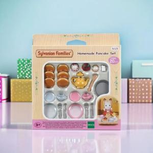 실바니안 패밀리 홈메이드 팬케이크 세트 음식 미니어처 소품 소꿉놀이 디저트 모형 피규어