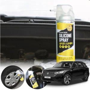 투아렉(3세대)(19~) 크린텍 실리콘 스프레이 420ml 내장재색상복원 고무경화방지 타이어광택