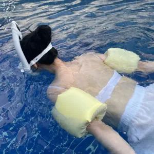 [TAEMUMU]태무무 파스텔 감성 암튜브 (레모네이드) 유아 아동 어린이 성인 물놀이 팔튜브 암링