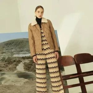 10만원 세일 론칭가399000원 리오벨 코펜하겐 밍크 카라 이태리 양가죽 구스자켓